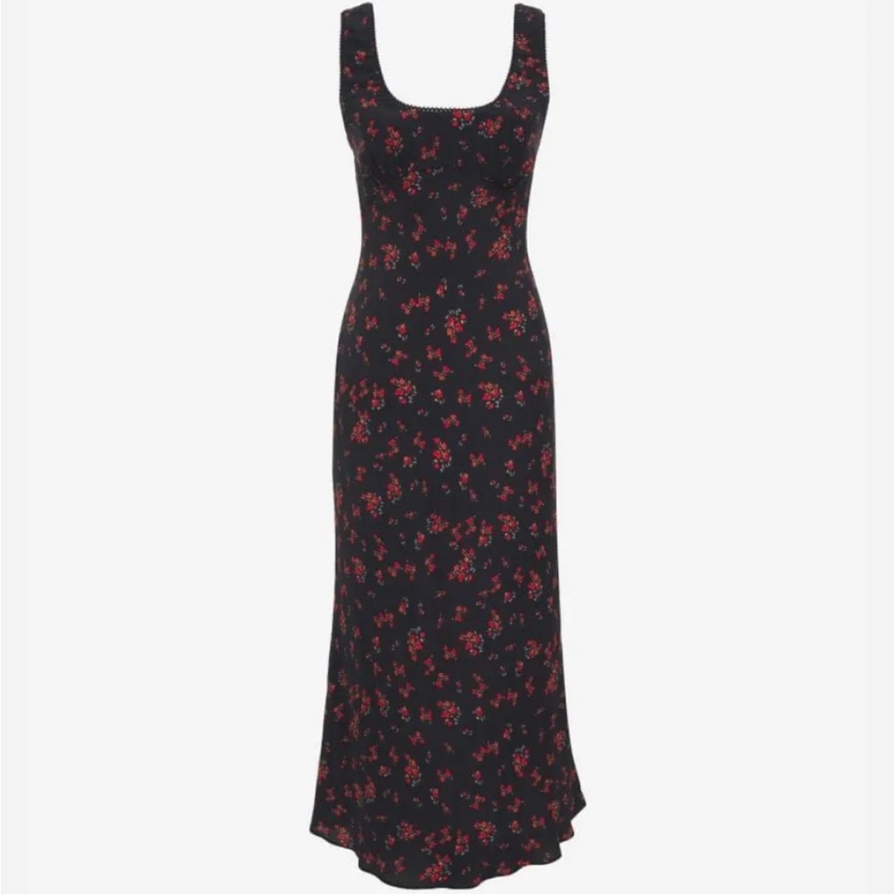 Rumored North Country Midi Dress in Spanish Poppy